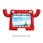 Tablet X View Mymo Max 7" 32GB/4GB Ram con funda Monstruo Antigolpe Roja