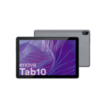 Tablet enova 10" 4G LTE 4/64 GB Android 12 Gris oscuro