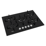 Anafe Whirlpool a gas Vidrio Templado 73 cm