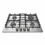 Anafe Ariston Gas 60 cm 4h THC641 W IX AAG Inox