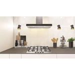Anafe Ariston Gas 60 cm 4h THC641 W IX AAG Inox