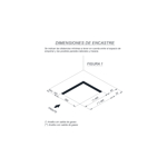 Anafe  Domec AXFV, multigas, 4 hornallas, rejilla de fundicion, acero inoxidable