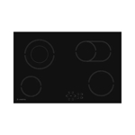 ANAFE ELECTRICO ARISTON HR 704 B A - VITROCERAMICO 80CM VIDRIO NEGRO