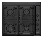 Anafe A Gas Longvie Multigas 4 Hornallas Negro