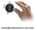 Anafe A Gas Longvie Multigas 4 Hornallas Negro