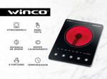 Anafe Winco Infrarrojo Vitroceramico W44 2000W Temporizador
