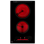Anafe Eléctrico Cuk By Gadnic AV200 2 Hornallas Empotrable Vitrocerámico 3200w Panel Touch Timer