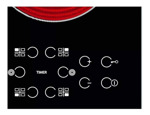 Anafe Eléctrico Whirlpool Akt8090l Vitrocerámico