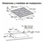 Anafe Eléctrico Whirlpool Akt8090l Vitrocerámico