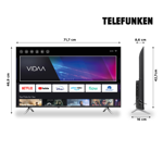 Tv Led Telefunken 32 Smart Vidaa - Tk3223h5