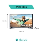 Smart Tv Samsung 32" Series 4 LED HD UN32T4300AGCZB