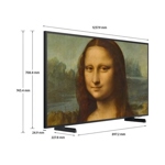 Tv Led 4K 55 Samsung Art Mode Qn55Ls03Bagczbt  - Qled Smart Hdr Bt  Marco Beige