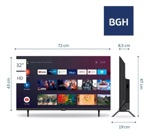 Smart Tv Android Hd 32 Pulgadas Bgh B3223k5a Bluetooth Voz