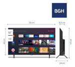 Smart Tv Hd 32  Bgh Android B3222k5a