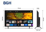 Smart Tv Uhd 4k 50  Bgh Google Tv B5023us6g