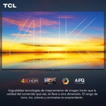 Smart Tv Google 4k 50 Pulgadas Tcl P635 L50p635 Hdr10 Bt Tda