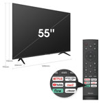 Smart Tv Hisense 9155A64HPI Led 4k 55
