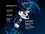 Drone Mini Ufo Gadnic Interactivo De Inducción Con Control Luz Led