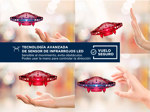 Drone Mini Ufo Gadnic Interactivo De Inducción Con Control Luz Led