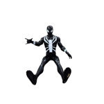 Spiderman Negro Simbiote Figura Articulada 23cm Marvel