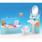 El Baño De Gloria Muebles Para Muñeca Con Accesorios