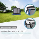 Cama Elástica Grande Nictom CR02 2,44 mts Niños Adulto