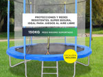 Cama Elástica Gadnic T10FT 3,06 mts con Red de Seguridad Reforzada Hasta 150kg