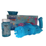 Burbujero con Luces Ametralladora + Líquido azul