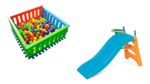 Combo Plaza Blanda Corralito Pelotero Tobogan 1x1 Envio