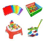 Plaza Blanda Corral 1x1 Pelotero Mesa Didactica Bebes Envio