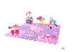 Plaza Blanda X 6 Princesa Casita Juguete Unicornio Cocinita