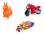 Combo Plaza Blanda Caballito Saltarin Moto