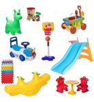 Plaza Blanda X9 Juegos Aire Libre Tobogan Hamaca Aro Envio
