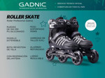 Rollers Patines Gadnic 3 Ruedas 100 Mm Freestyle Extensibles Profesional