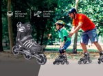 Rollers Patines Gadnic 3 Ruedas 100 Mm Freestyle Extensibles Profesional