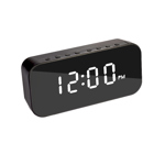 Reloj Despertador Y Parlante Bluetooth Alarma Micro Sd Radio