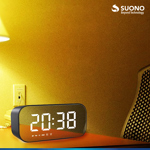 Reloj Despertador Y Parlante Bluetooth Alarma Micro Sd Radio