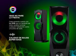 Parlante Gamer RGB Gadnic 2 en 1: Pc y Barra de Sonido