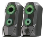Parlantes Multimedia Pc Noga Party Ng-301p 6w Rgb Led 3.5mm