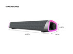 Barra de Sonido 3D Gadnic SON14 8 Luces de Colores