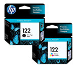 Kit De Cartuchos De Tinta Hp 122 Negro + Tricolor Original