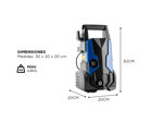 Hidrolavadora Gadnic KP1000 Alta Presión Gadnic 1400w 120 Bar + Microfibras