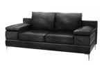 Sillón 2 Cuerpos Venus Negro 1,80 MTS