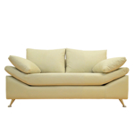 Sillón Dalí 2 Cuerpos de Eco Cuero Talampaya Champagne Full Confort