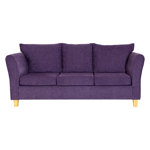 Sillón Trento 3 Cuerpos de Chenille Zafiro Violeta Full Confort