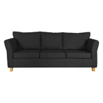 Sillón Trento 3 Cuerpos de Chenille Jumper  Gris Oscuro Full Confort