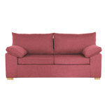 Sillón italiano 3 Cuerpos de Chenille Jumper rojo Full Confort