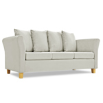 Sillón Trentino 3 Cuerpos de Pana antimanchas Beige Full Confort