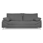 Sillón Dalí 3 Cuerpos 180 Pana antimanchas Gris Oscuro Full Confort