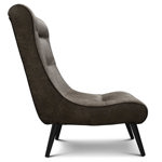 Sillón Individual 1 Cuerpo Nova Espácity Tela Gris Antimanchas
